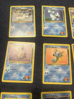 Misty’s Gym Challenge / Heroes Challenge Pokemon 11 Card Lot, Dewgong Tentacruel - Image 5