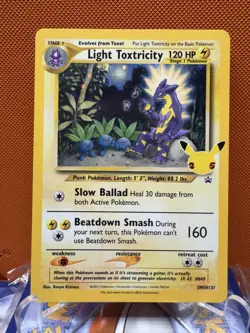 Light Toxtricity SWSH137 Perfect SWIRL 🌀 Promo Cards Holo NM 1626 - Image 1