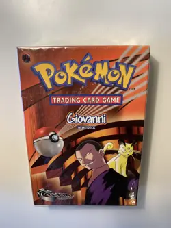 Pokemon Trading Card Game Giovanni Theme Deck- Vintage & SEALED - Image 1