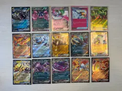 Lot of 14 Pokemon Ex and 1 Trainter Card - JP NM - Image 1