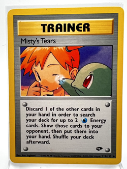 Misty's Tears 118/132 Gym Challenge Pokemon Card 2000 LP - Image 1