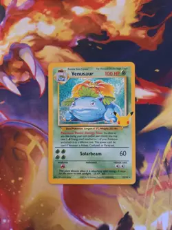 Pokemon TCG Venusaur Holo Rare Card 15/102 Celebrations 25th Anniversary - Image 1