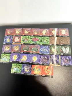 Pokemon Artbox Lenticular Action Flipz Collectible Cards Series 1 1999 Lot Of 32 - Image 1