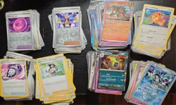 Pokemon TCG Lot 800 Cards, Common, Uncommon, 200+ Holo's/Reverse Holos - Image 1