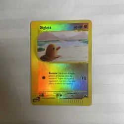Diglett Reverse Holo Pokemon Card Skyridge 50/144 NM - Image 1