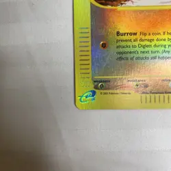 Diglett Reverse Holo Pokemon Card Skyridge 50/144 NM - Image 3