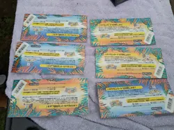 Lot of 6 pokemon JAPANESE SOUTHERN TROPICAL ISLAND SEA 3 CARD COLLECTOR SLEEVE - Image 2