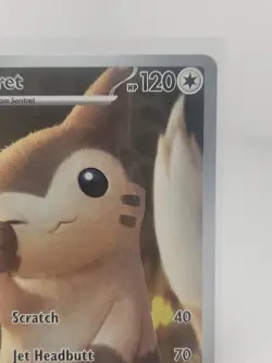 Furret 168/159 Sv09: Journey Together Illustration Rare Holo Pokemon Tcg Card NM - Image 3