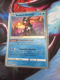 Radiant Greninja 046/189 2022 World Championships Deck Pokemon Card - Image 1