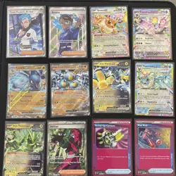 Pokemon Prismatic Evolutions Card Lot 12 Cards - Image 1