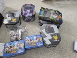 Pokemon Card Lot Featuring Commons Sleeves Player Guides and More - Image 3