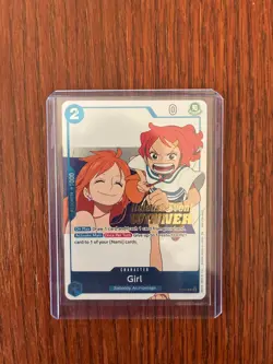 Girl (OP14 Release Event Winner) P-096 One Piece Promotion Cards Foil-Not Sealed - Image 5