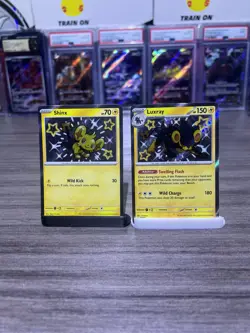 2 Card Lot Baby Shiny Pokemon Shinx 135 & Luxray 137 Paldean Fates English NM+ - Image 2