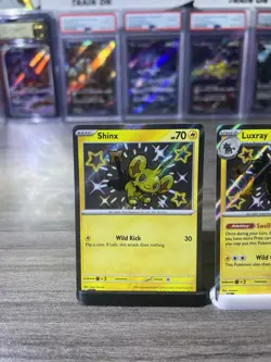 2 Card Lot Baby Shiny Pokemon Shinx 135 & Luxray 137 Paldean Fates English NM+ - Image 4