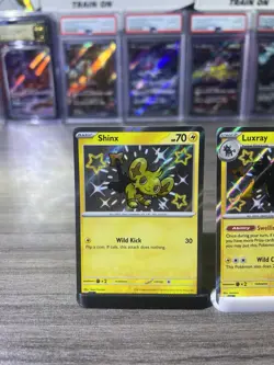 2 Card Lot Baby Shiny Pokemon Shinx 135 & Luxray 137 Paldean Fates English NM+ - Image 5