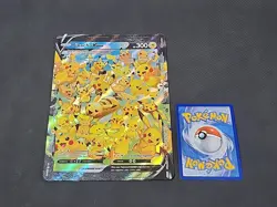 Pokemon Sword & Shield "Pikachu V-UNION" SWSH139-142 / JUMBO CARD / Near Mint - Image 4