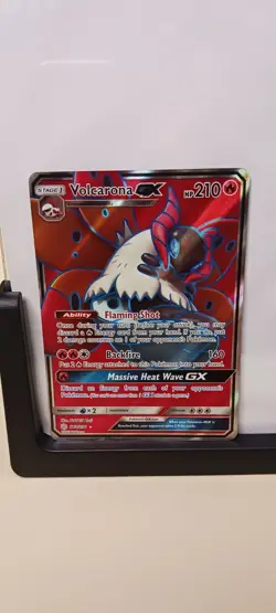 Volcarona GX 213/236 Cosmic Eclipse Full Art Holo Rare Pokemon Card NM - Image 1