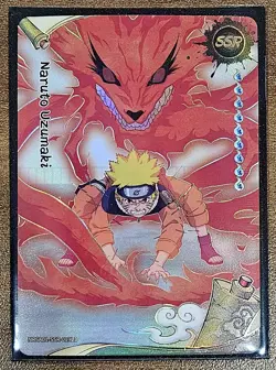 Naruto Uzumaki NRSA01-SSR-019L3 English Naruto Kayou Card Heavens Scroll - Image 1