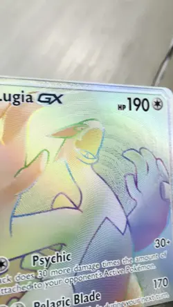 Pokemon TCG Lucia GX Full Art Rainbow Secret Rare Card 227/214 - Image 2