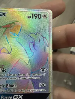 Pokemon TCG Lucia GX Full Art Rainbow Secret Rare Card 227/214 - Image 5