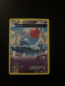 Pokemon TCG Tentacool Reverse Holo Card 71/160 Primal Clash - Image 1