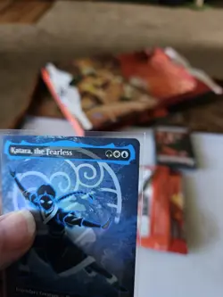 Katara The Fearless (Borderless) (Neon Ink Foil) - Avatar: The Last Airbender - Image 3