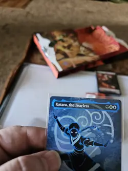 Katara The Fearless (Borderless) (Neon Ink Foil) - Avatar: The Last Airbender - Image 4