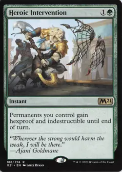 Heroic Intervention - Core Set 2021 (M21) NM MTG - Image 1