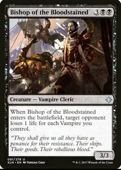 X 1 Bishop of The Bloodstained NM 091 Ixalan MTG Magic The Gathering - Image 1