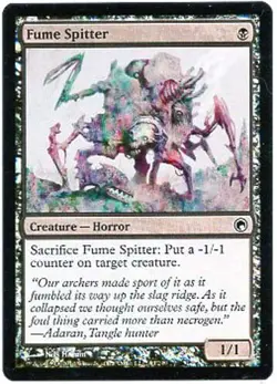 FUME SPITTER FOIL X1 SCARS of MIRRODIN MAGIC MTG EXCELLENT (EX) 2010 - Image 1