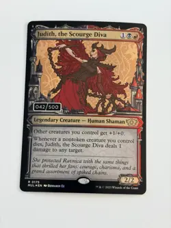 Judith the Scourge Diva- MTG -MUL serialized / serial numbered 042/500 foil - NM - Image 1