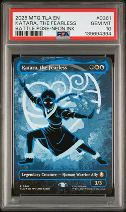 2025 MTG AVATAR: THE LAST AIRBENDER #0361 KATARA, THE FEARLESS PSA 10 - Image 1
