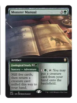 MTG Monster Manual *EXTENDED ART* Battle for Baldur's Gate 591 NM - Image 1