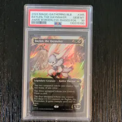 2024 MTG BLOOMBURROW BORDERLESS-RAISED FOIL BAYLEN, THE HAYMAKER PSA 10 - Image 1