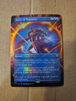 Force of Negation (Borderless) Double Masters 2022 Foil - Image 1