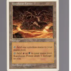 Karplusan Forest X (1) -LP- Fifth Edition-R-MTG - Image 1