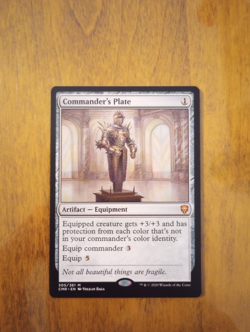 Commander's Plate Near Mint, English Commander Legends MTG Magic - Image 1