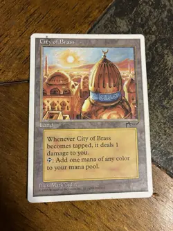 MTG: City of Brass (Chronicles) Magic the Gathering 1995 - Image 1