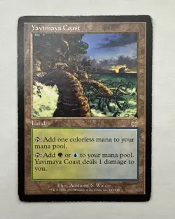 Yavimaya Coast x1 MTG Apocalypse 1x Magic Fair Heavy Play HP - Image 1