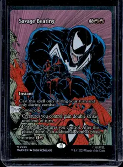 2025 Magic MTG Marvel Universe Eternal-Legal Savage Beating Rare #0026 - Image 1