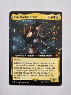 Tifa, Martial Artist - M0188 Reg (Extended Art) - Final Fantasy - MTG - NM - Image 1