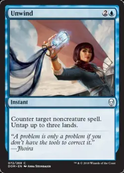 x1 Unwind - Dominaria - NM - MTG - Image 1
