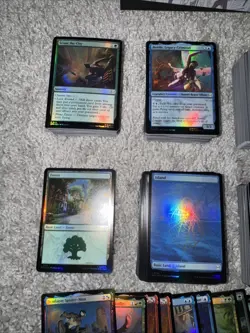 756x Card Lot- Spider-Man Collector Set Foil Rare Extended Borderless Comic Web - Image 3