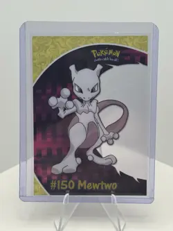 Mewtwo Clear Card PC5 Blue Logo Topps Pokemon Card LP - Image 1