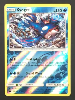 Pokemon TCG Kyogre 46/168 SM Celestial Storm Reverse Holo Rare NM - Image 1