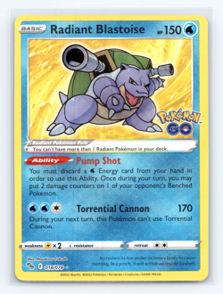 Radiant Charizard Radiant Blastoise Radiant Venusaur Set Pokemon Go TCG - Image 3