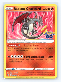 Radiant Charizard Radiant Blastoise Radiant Venusaur Set Pokemon Go TCG - Image 5