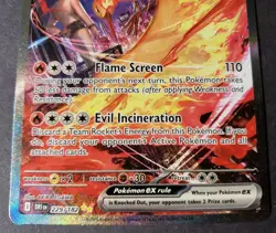 Team Rocket’s Moltres EX 229/182 - Pokemon Destined Rivals SIR NM - Image 2
