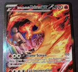 Team Rocket’s Moltres EX 229/182 - Pokemon Destined Rivals SIR NM - Image 3