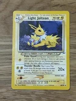 Light Jolteon 48/105 Neo Destiny LP Non Holo Pokemon TCG - Image 3